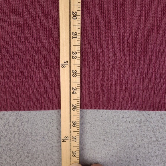 Vintage Aeropostale Sweater Mens Medium Red Burgundy V-Neck Long Sleeve Pullover - Picture 13 of 15